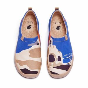 UIN Men's Walking Shoes Slip On Loafers (BLUE CITY)